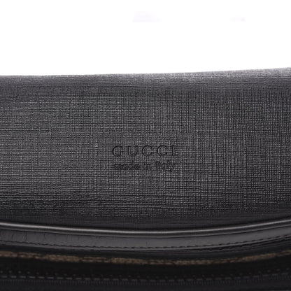 Gucci GG Supreme Monogram Belt Bag Black 7 of 9