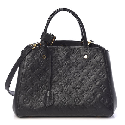 Louis Vuitton Empreinte Montaigne MM Black 1 of 9