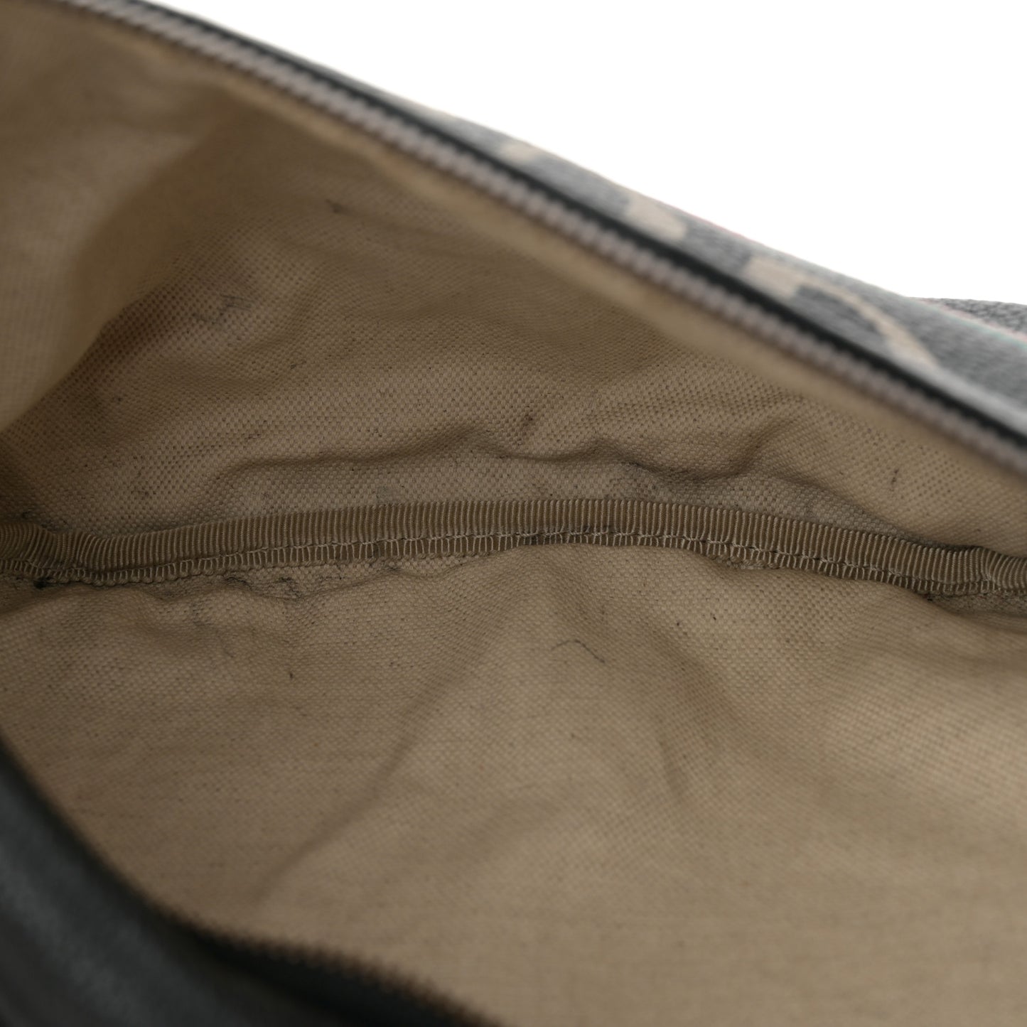 Grained Calfskin Logo Belt Bag Black