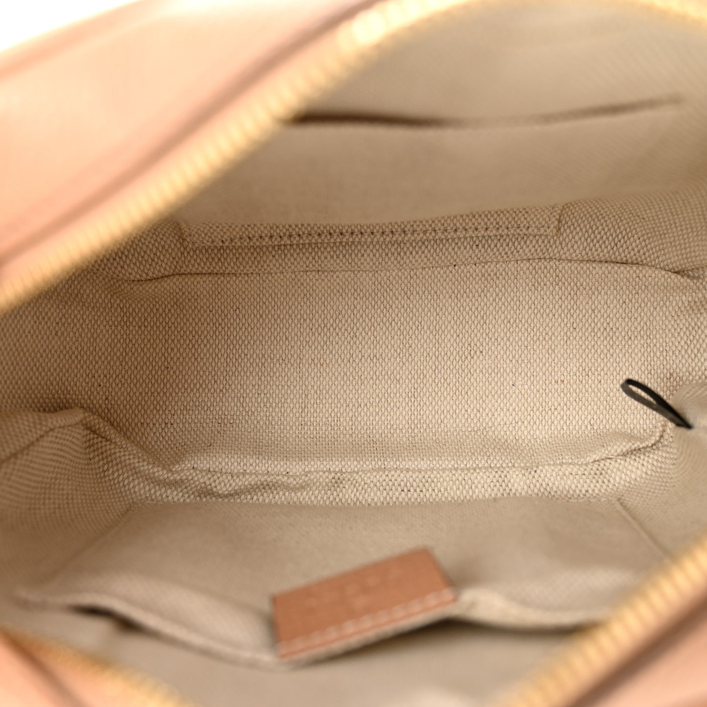 Pebbled Calfskin Small Soho Disco Bag Rose Beige