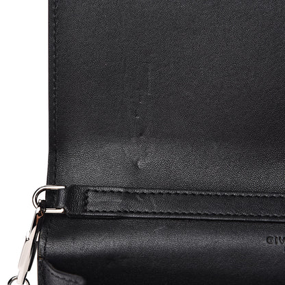 Givenchy Sugar Goatskin Pandora Chain Wallet Black 10 of 10