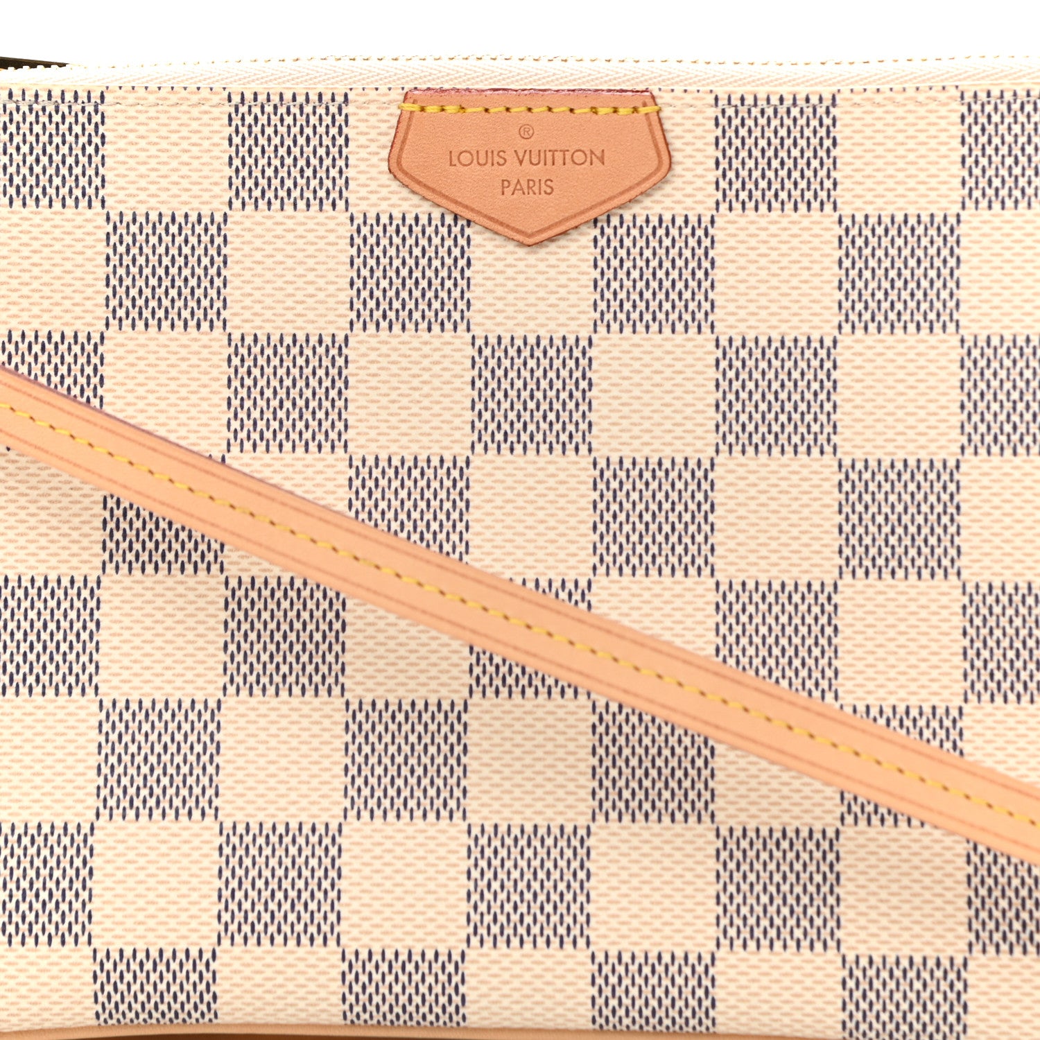 Louis Vuitton Damier Azur Double Zip Pochette 8 of 11