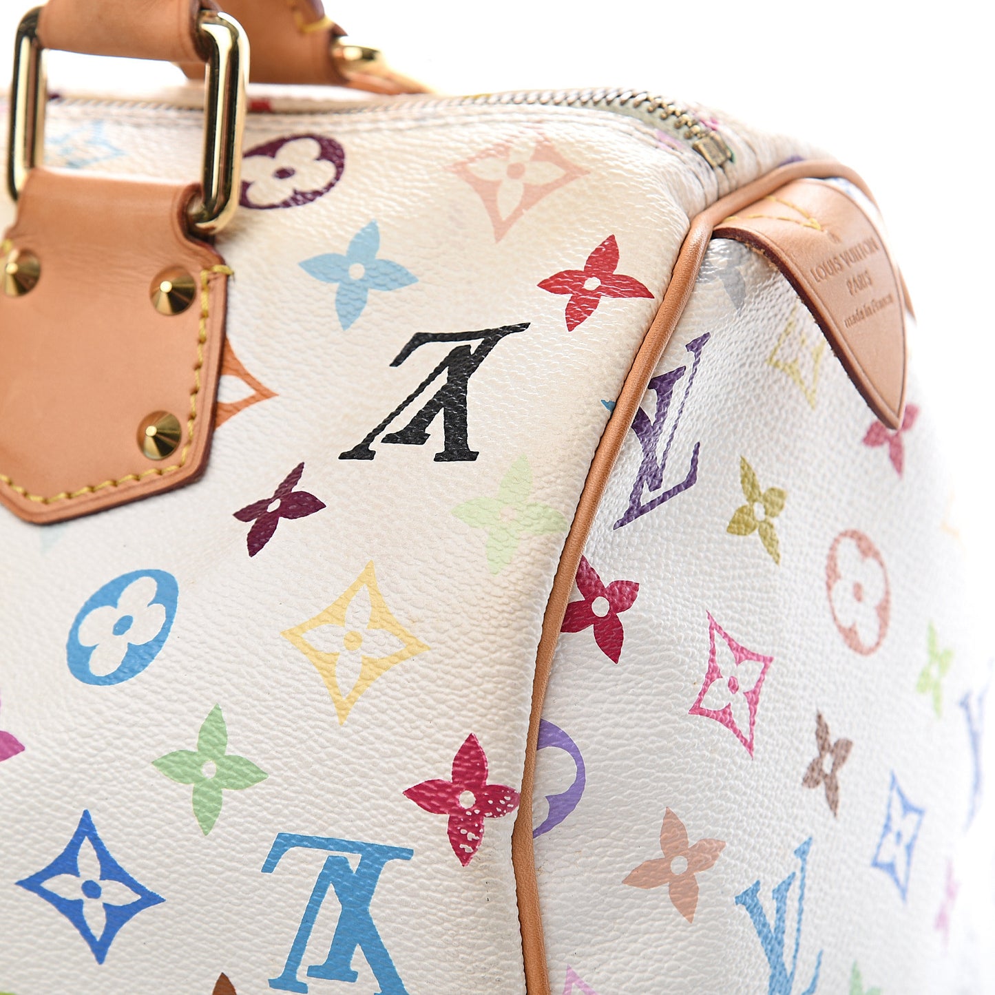 Monogram Multicolor Speedy 30 White