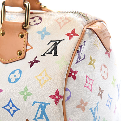Louis Vuitton Monogram Multicolor Speedy 30 White 13 of 18