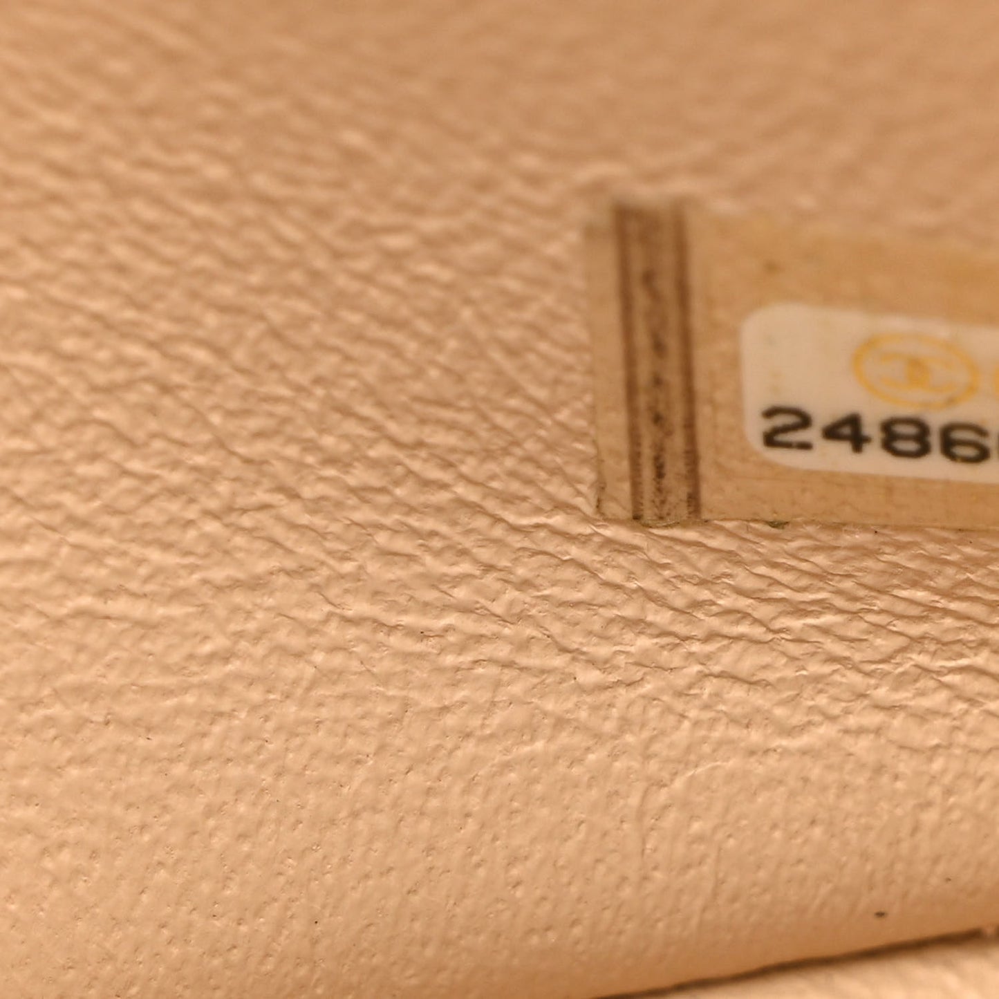 Caviar Quilted Jumbo Double Flap Beige