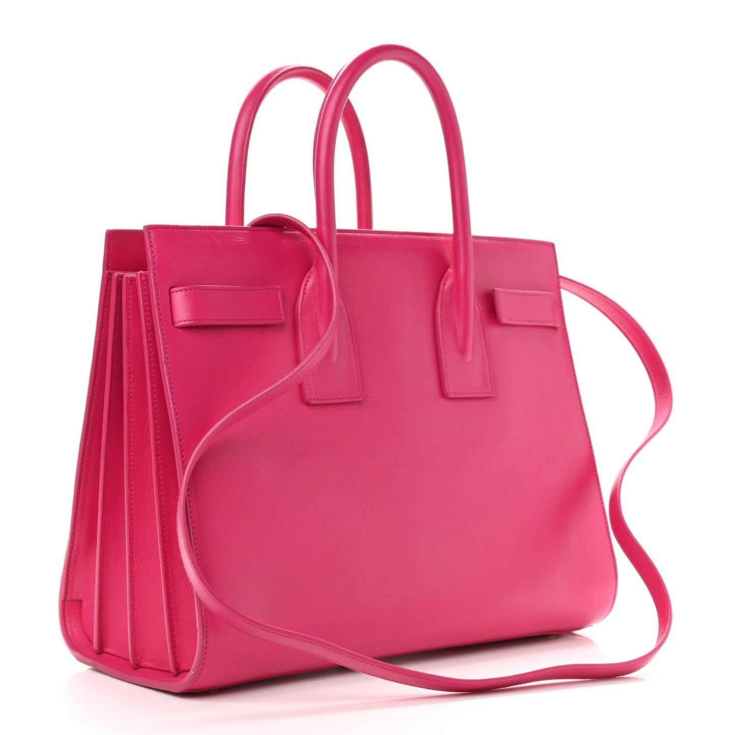 Calfskin Small Sac De Jour Lipstick Fuchsia