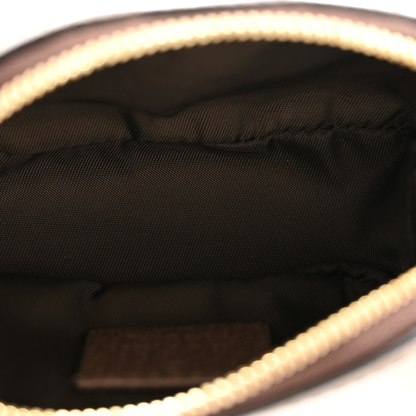 GG Supreme Monogram Web Ophidia Dome Key Pouch Beige New Acero