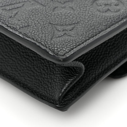 Louis Vuitton Empreinte Vavin Chain Wallet Black 18 of 19