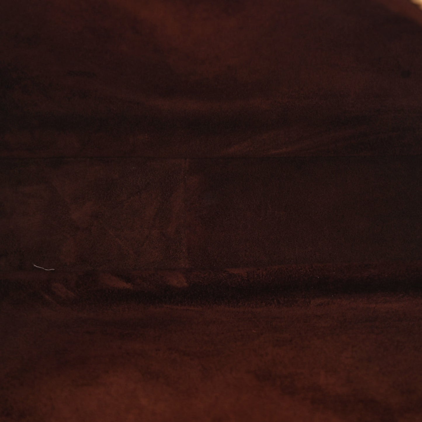 Supple Calfskin Medium Romy Shoulder Bag Hickory