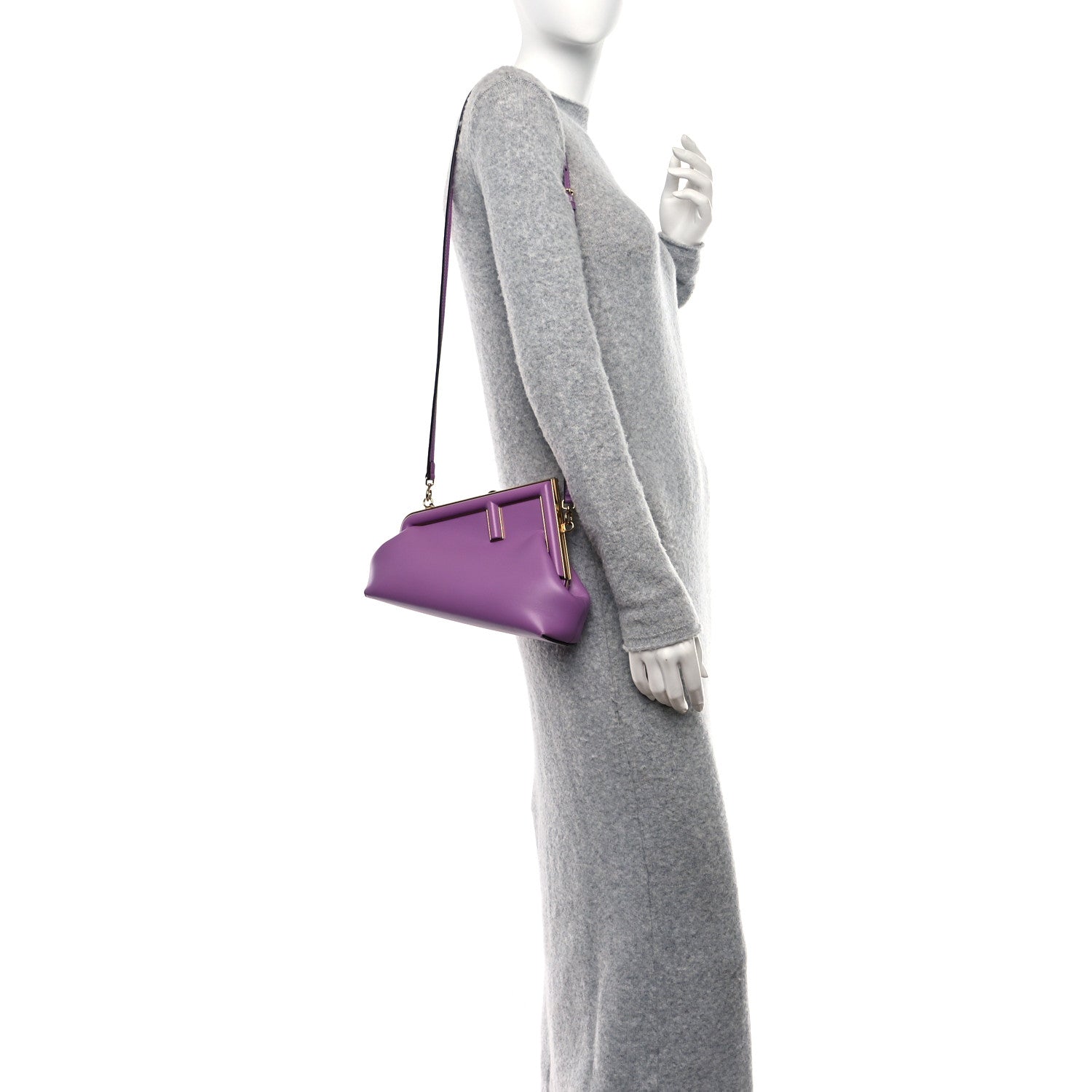 Fendi Shiny Nappa Small First Agapanto 2 of 9
