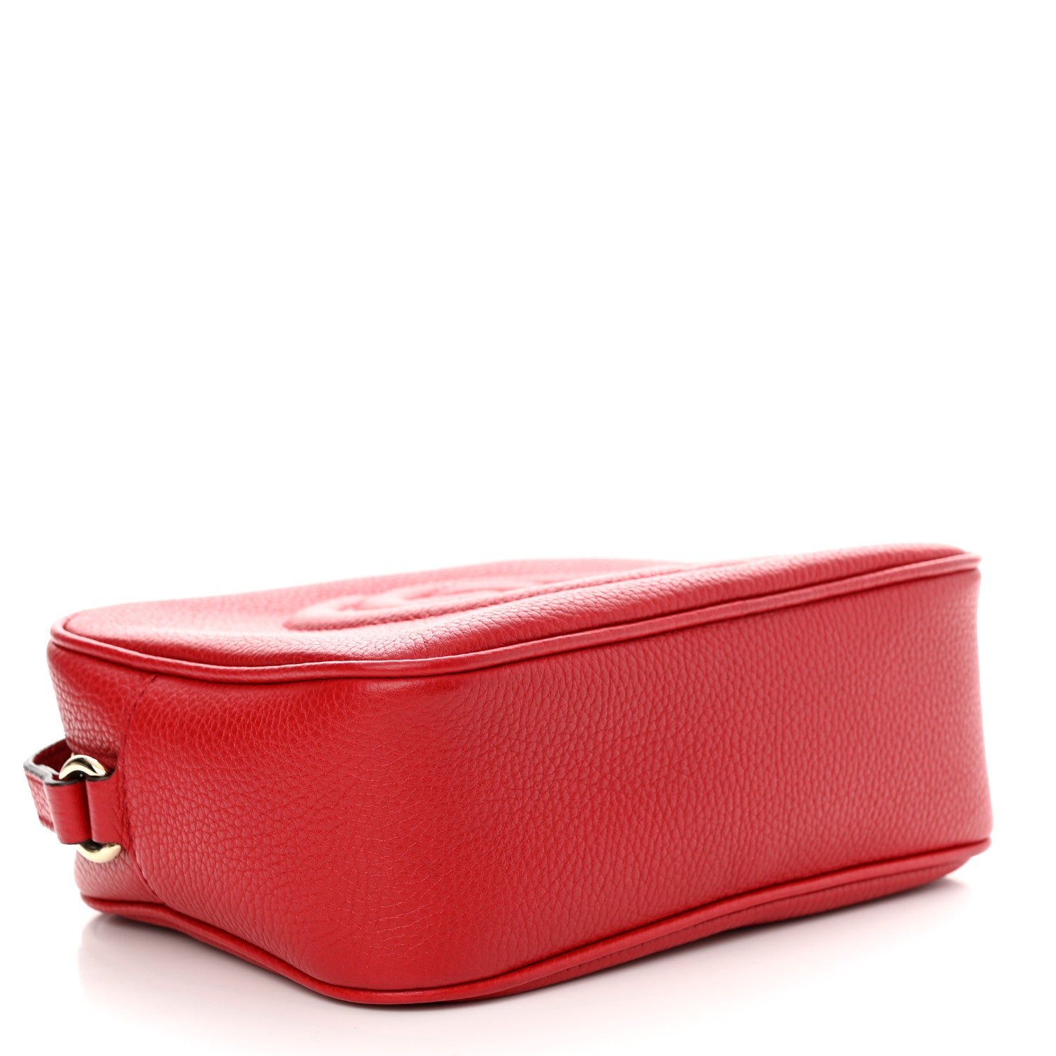 Gucci Pebbled Calfskin Small Soho Disco Bag Tabasco Red 4 of 10