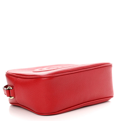 Gucci Pebbled Calfskin Small Soho Disco Bag Tabasco Red 4 of 10