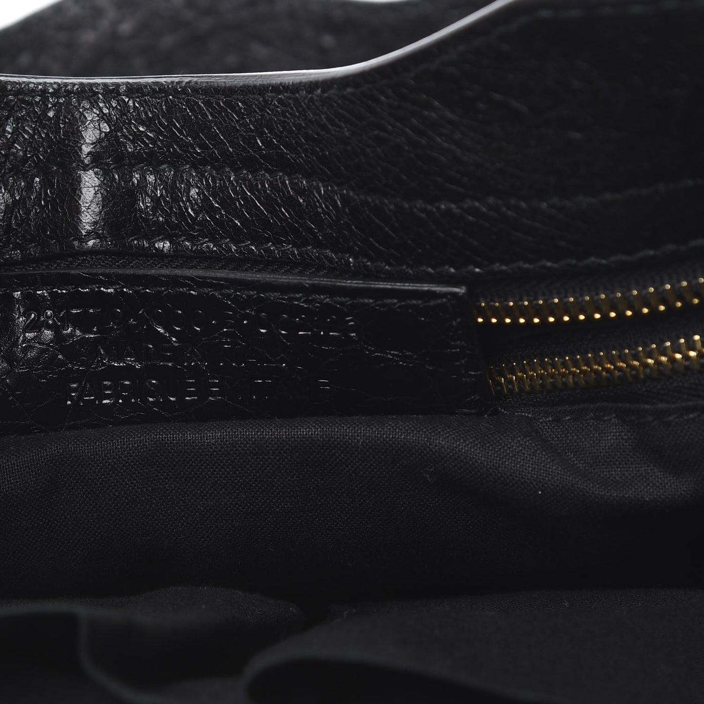 Agneau Giant 12 Gold Hardware City Black