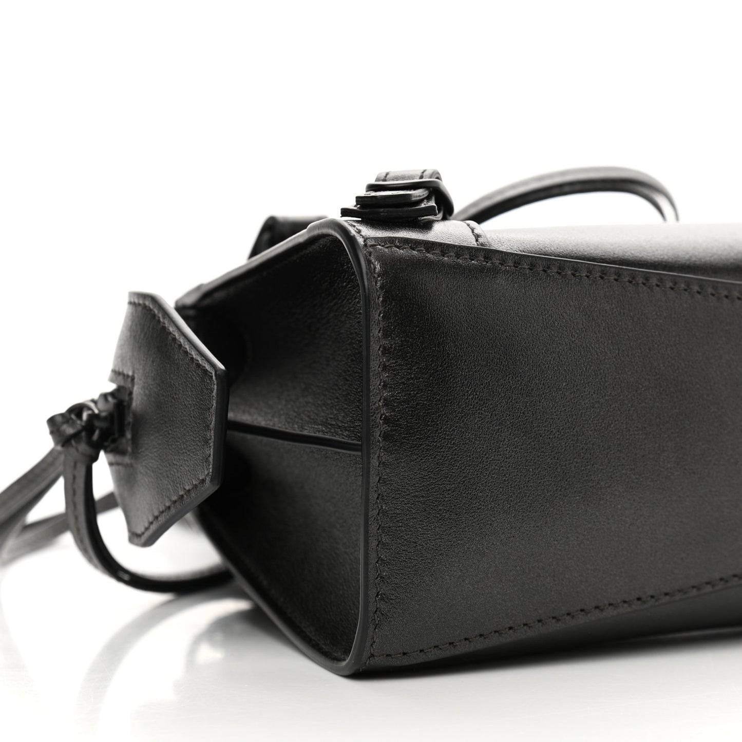 Smooth Calfskin Neo Classic Black Hardware Mini City Gunmetal