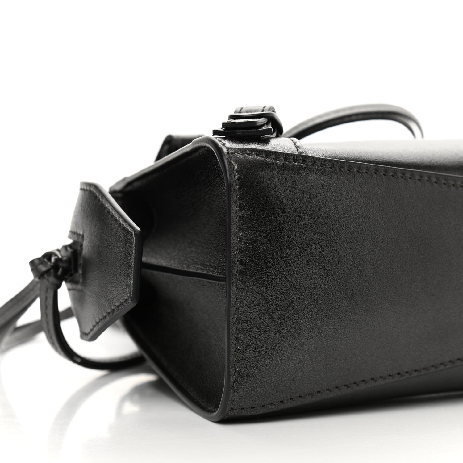 Balenciaga Smooth Calfskin Neo Classic Black Hardware Mini City Gunmetal 8 of 10