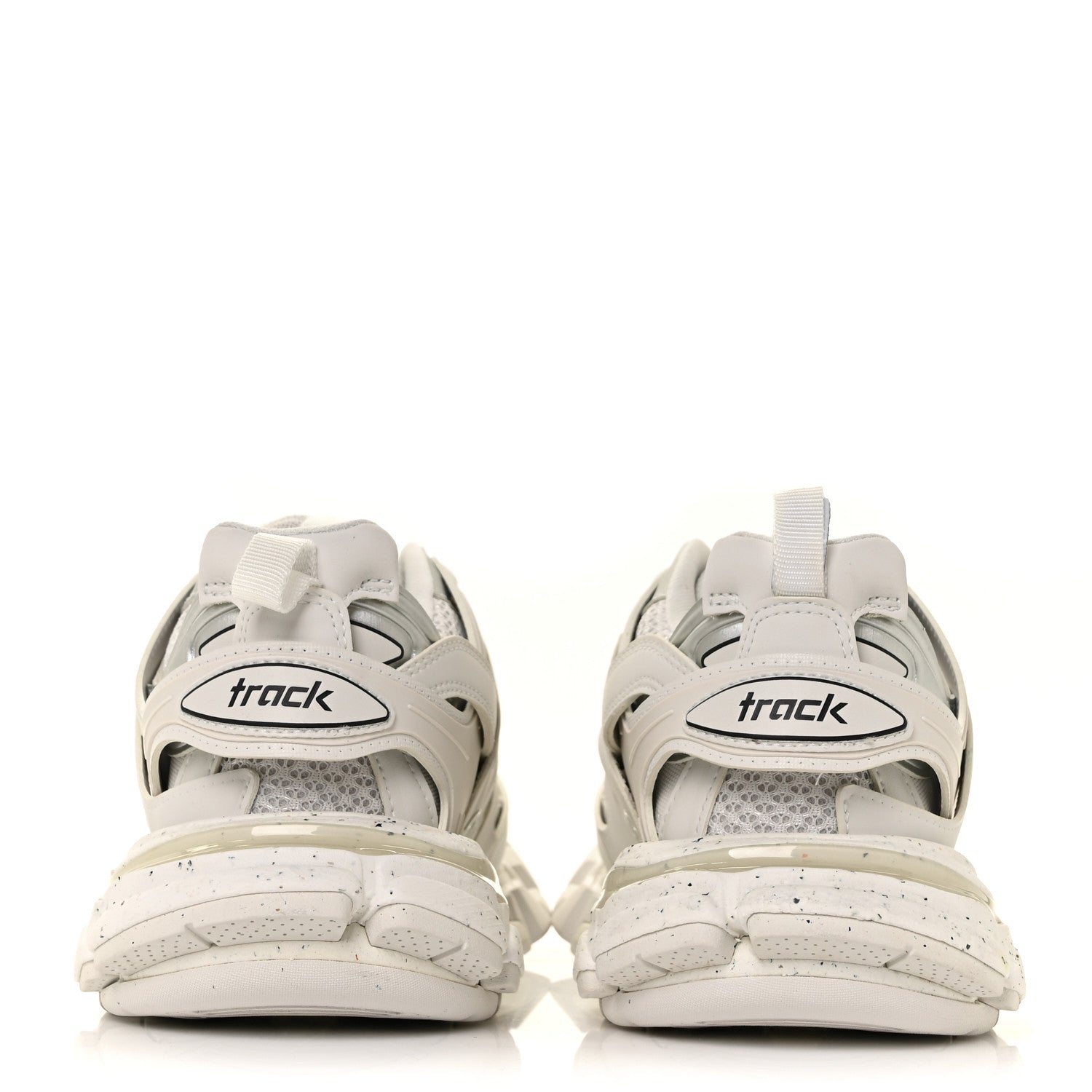 Balenciaga Rubber Mesh Fabric Monocolor Recycled Sole Womens Track Sneakers 37 White 5 of 6