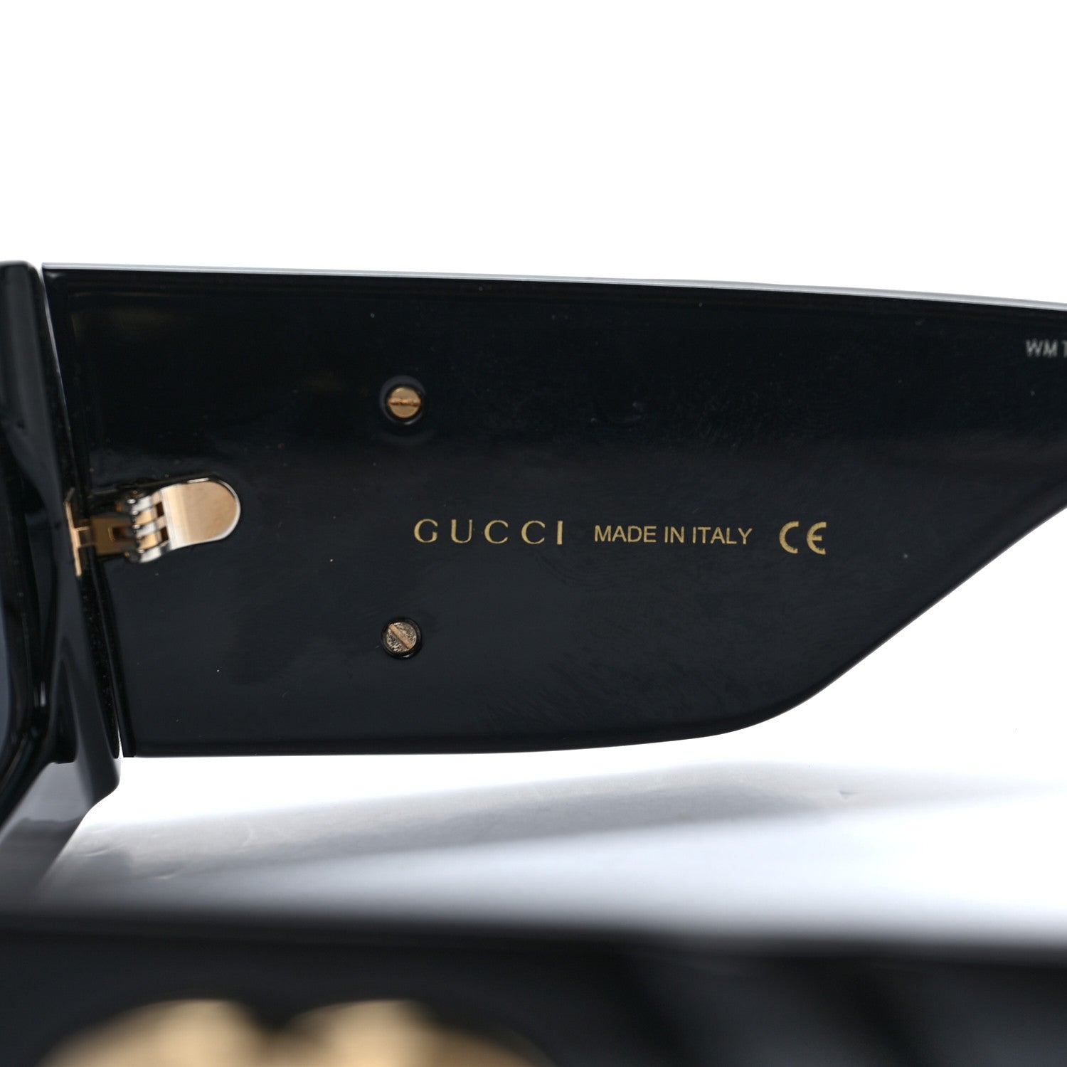 Gucci Acetate Rectangular Sunglasses GG0811S Black 6 of 8