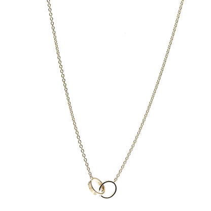 Cartier 18K Yellow Gold Interlocking LOVE Necklace 1 of 7