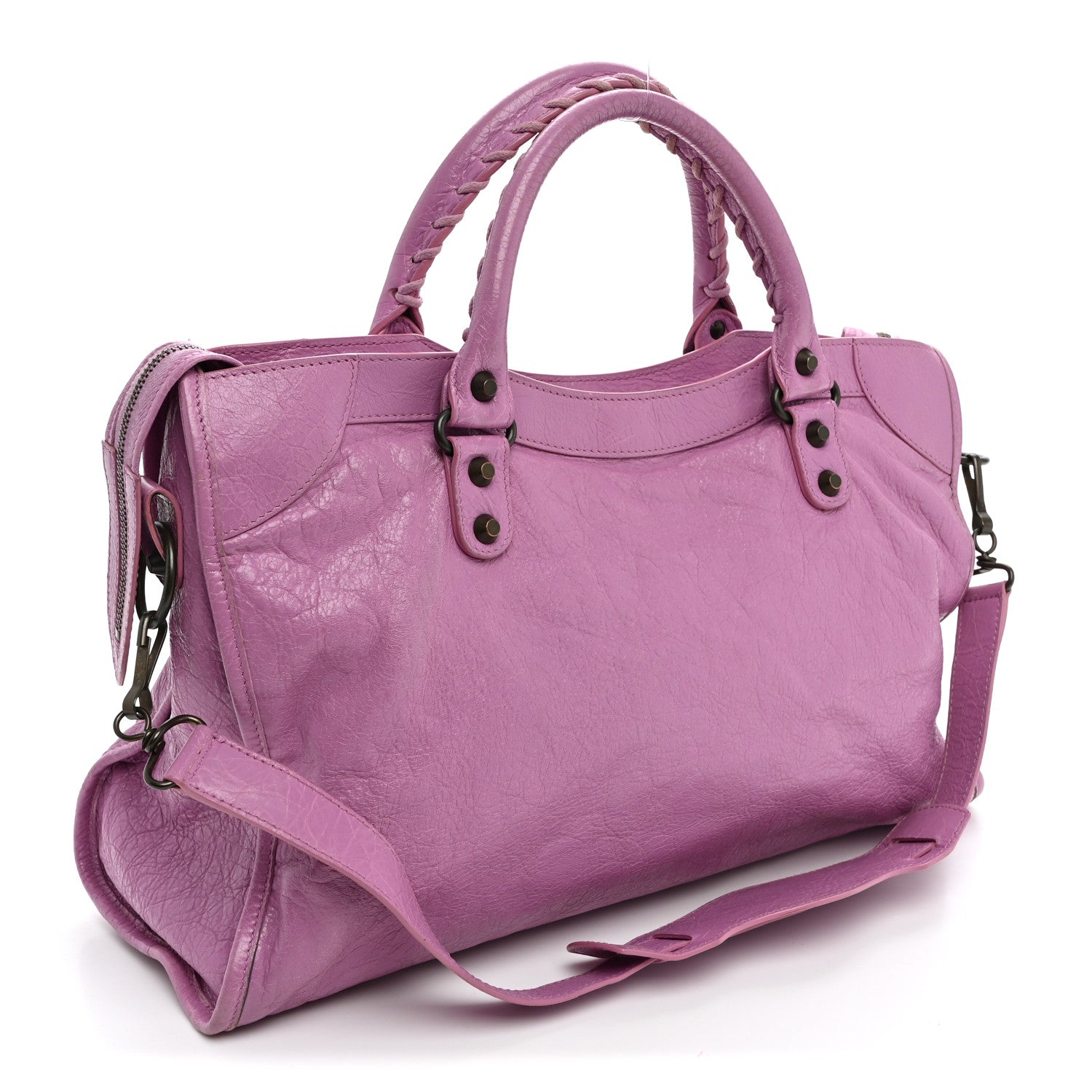Balenciaga Agneau Classic Hardware City Rose Berlingot 4 of 11