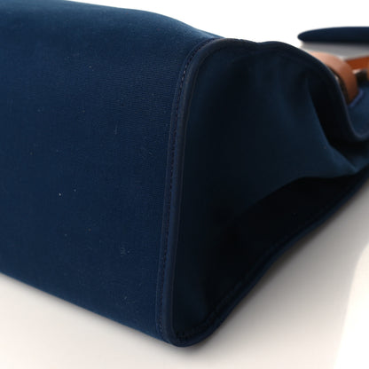 Hermes Toile Vache Hunter Herbag Zip 39 MM Bleu De Malte 10 of 16