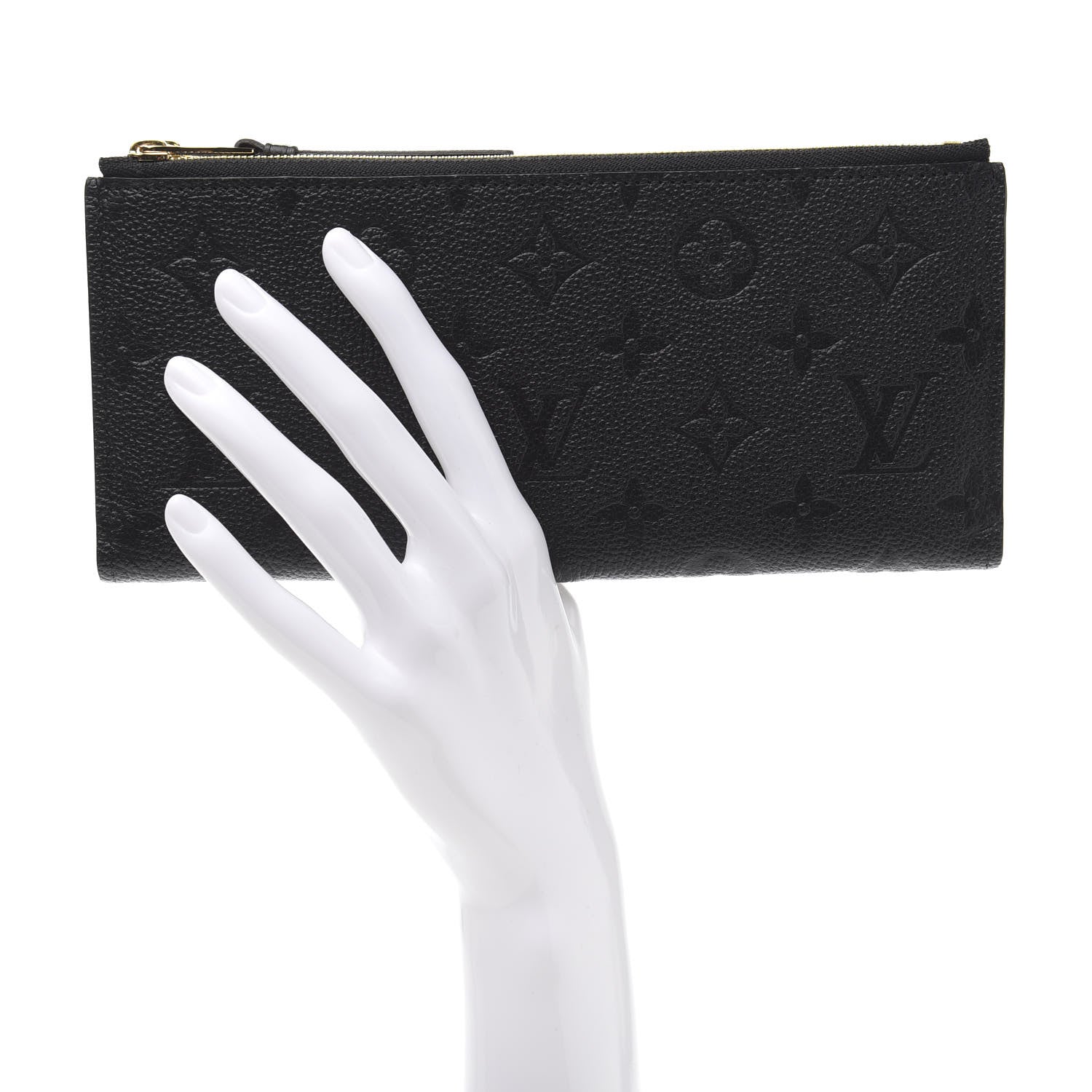 Louis Vuitton Empreinte Adele Wallet Black 2 of 8