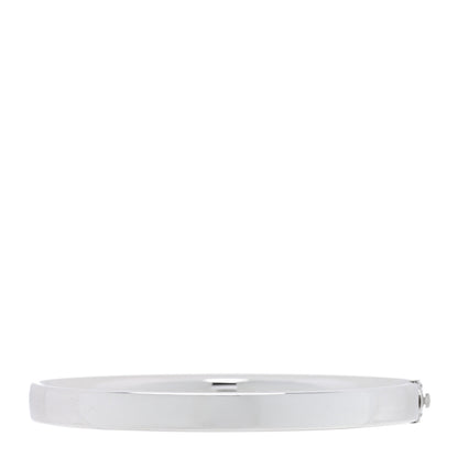 Tiffany 18K White Gold Diamond Metro Five-Row Hinged Bangle Bracelet 2 of 4
