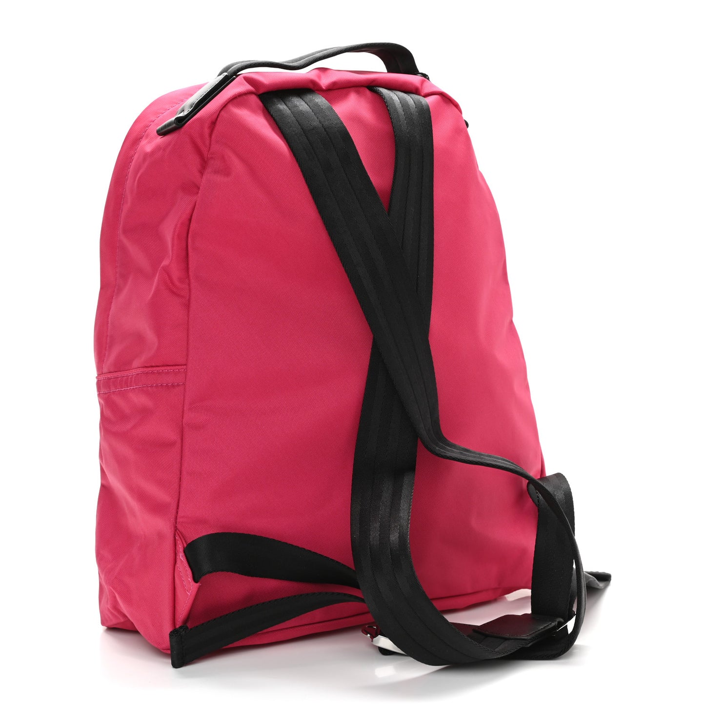 Nylon Varsity Backpack Red