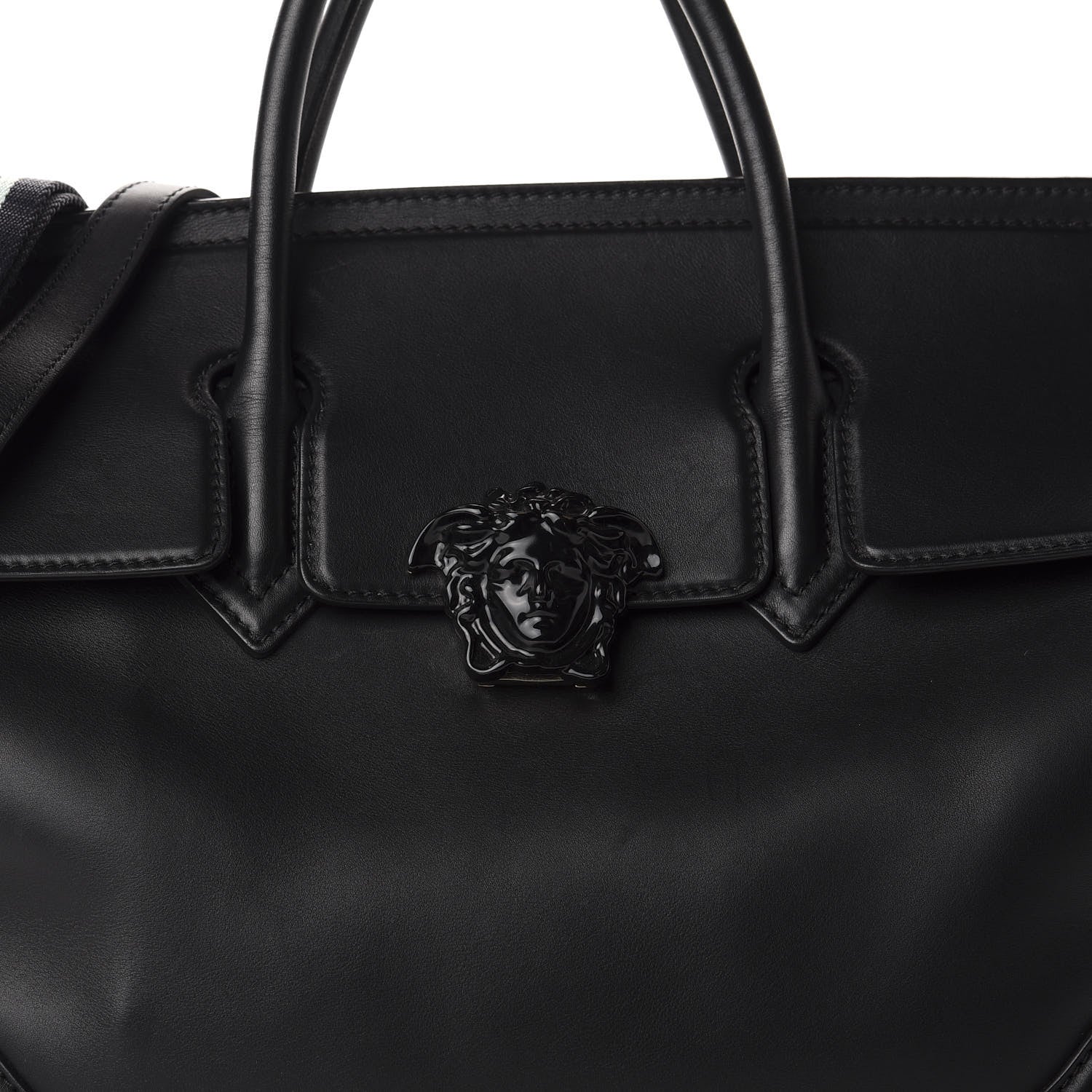 Versace Calfskin Large Palazzo Empire Bag Black 13 of 13