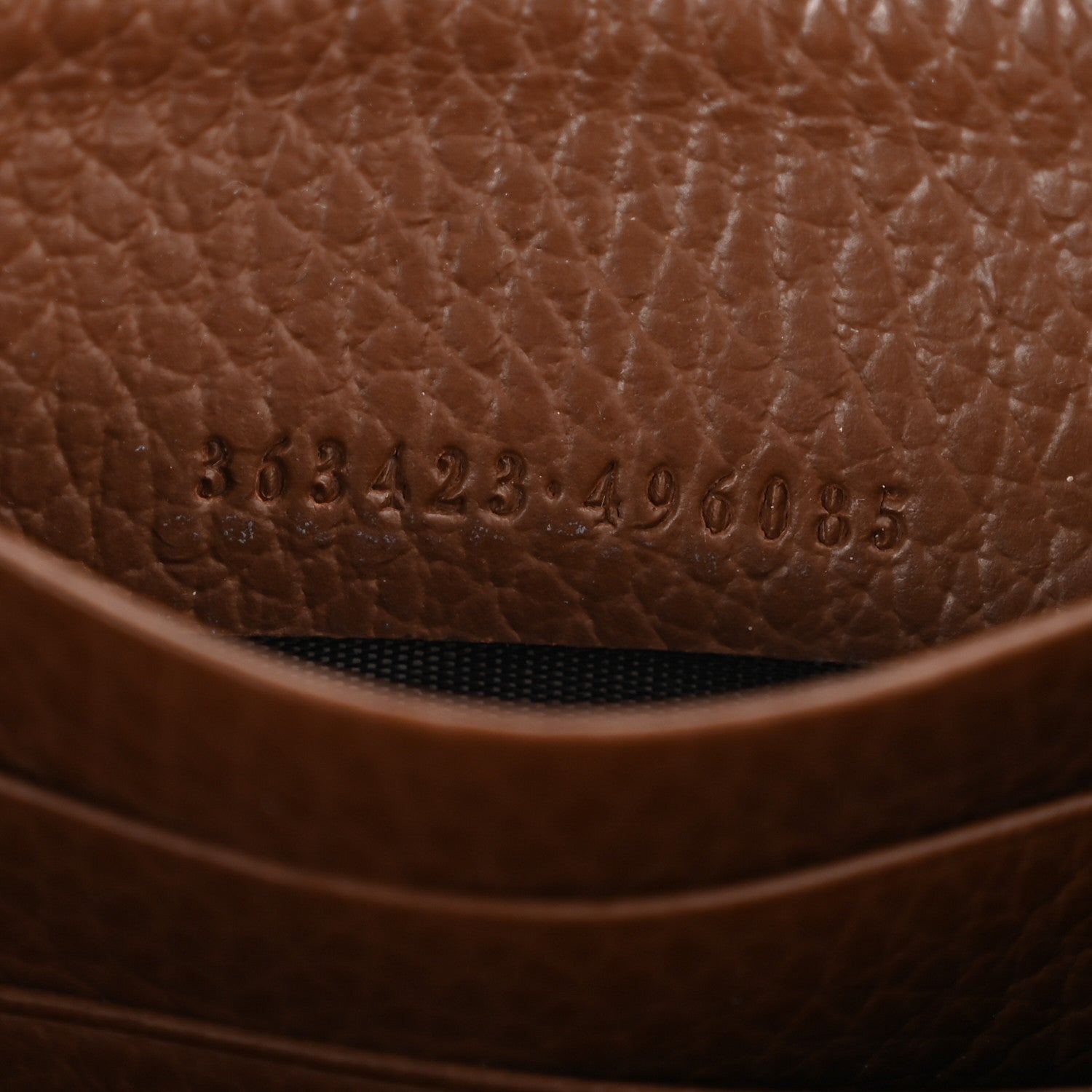 Gucci Monogram Dollar Calfskin Zip Around Wallet Beige Ebony Tabacco 7 of 11