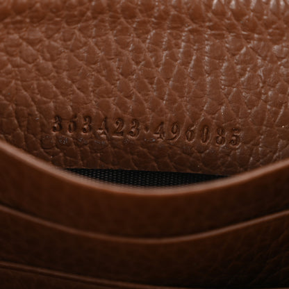 Gucci Monogram Dollar Calfskin Zip Around Wallet Beige Ebony Tabacco 7 of 11