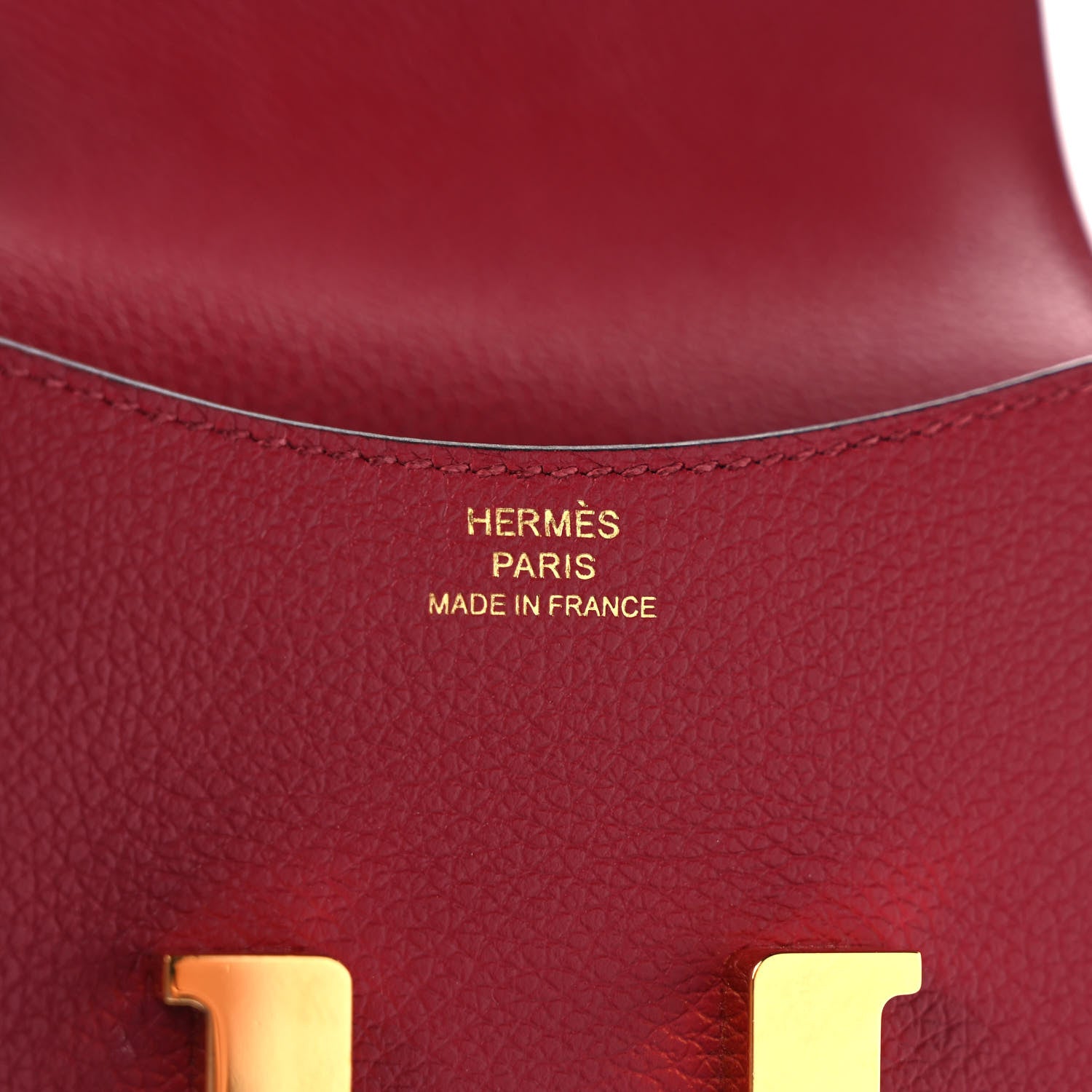 Hermes Evercolor Constance Slim Wallet Rouge Grenat 7 of 7