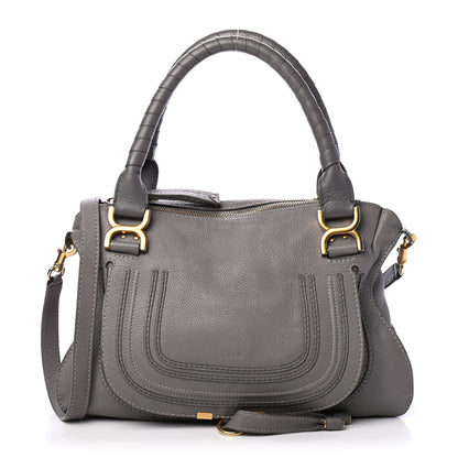 Chloe Calfskin Medium Marcie Satchel Cashmere Grey 1 of 4