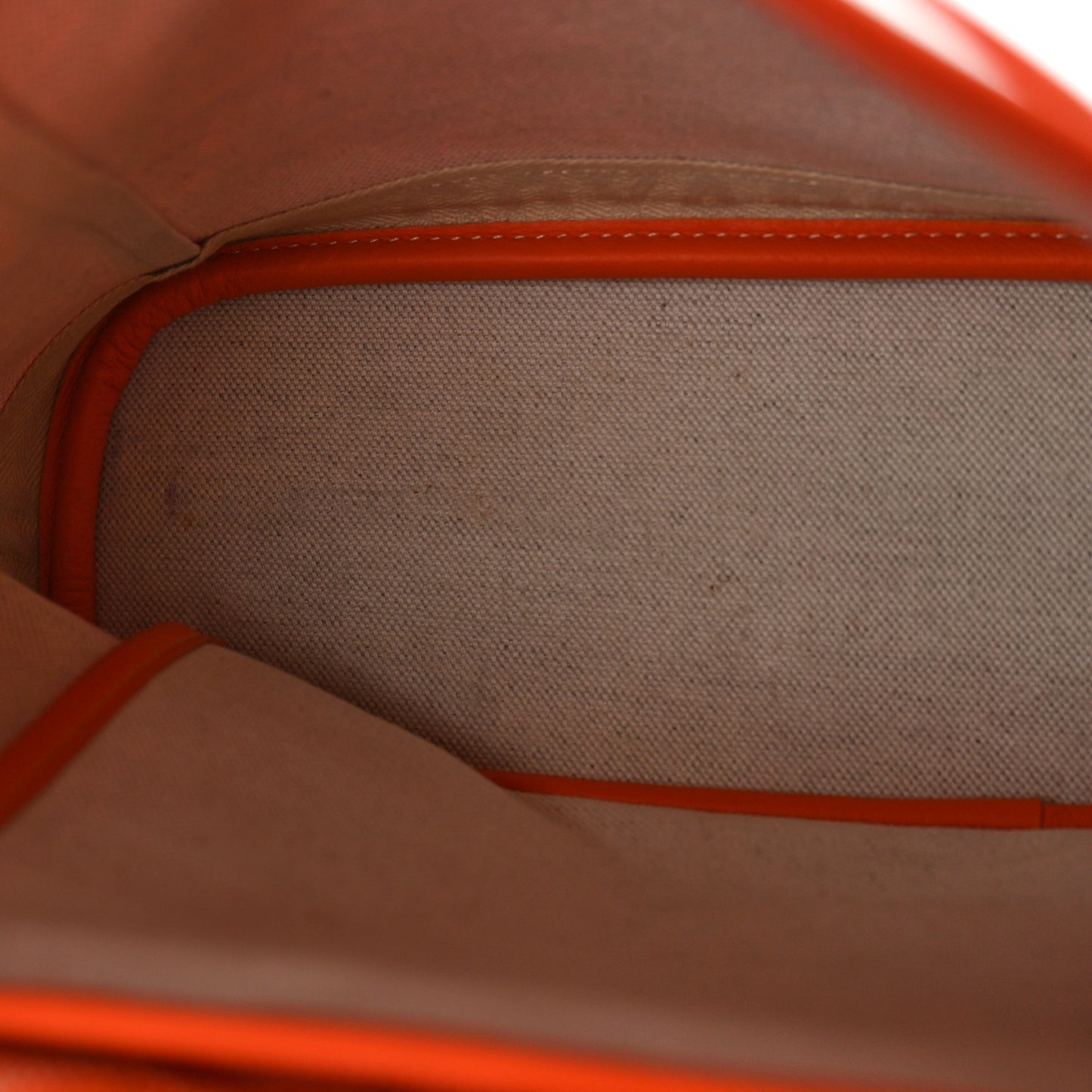 Goyardine Calfskin Mini Alpin Backpack Orange