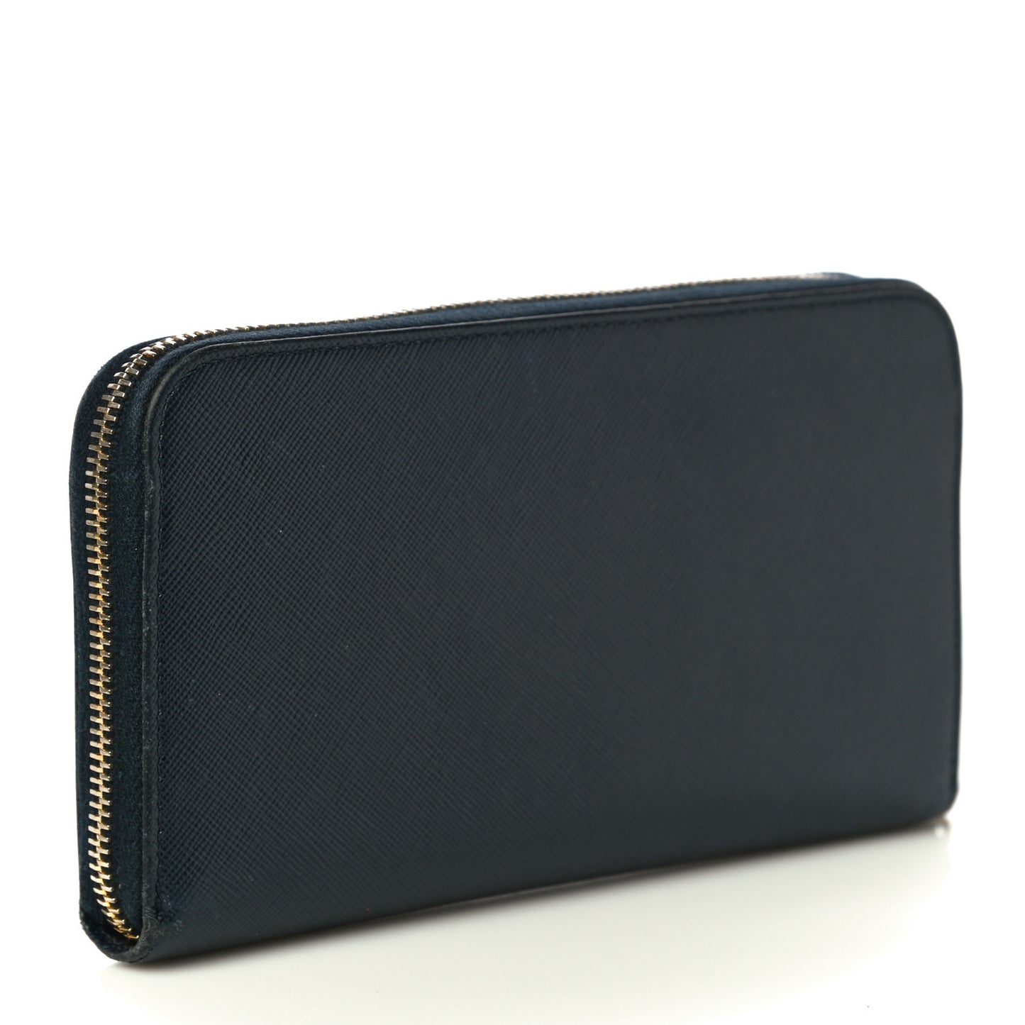 Saffiano Metal Zip Around Wallet Baltico