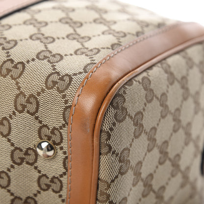 Gucci Monogram Vintage Web Medium Boston Tobacco 12 of 16