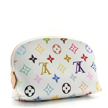 Louis Vuitton LV x TM Monogram Multicolor Cosmetic Pouch PM White 3 of 7