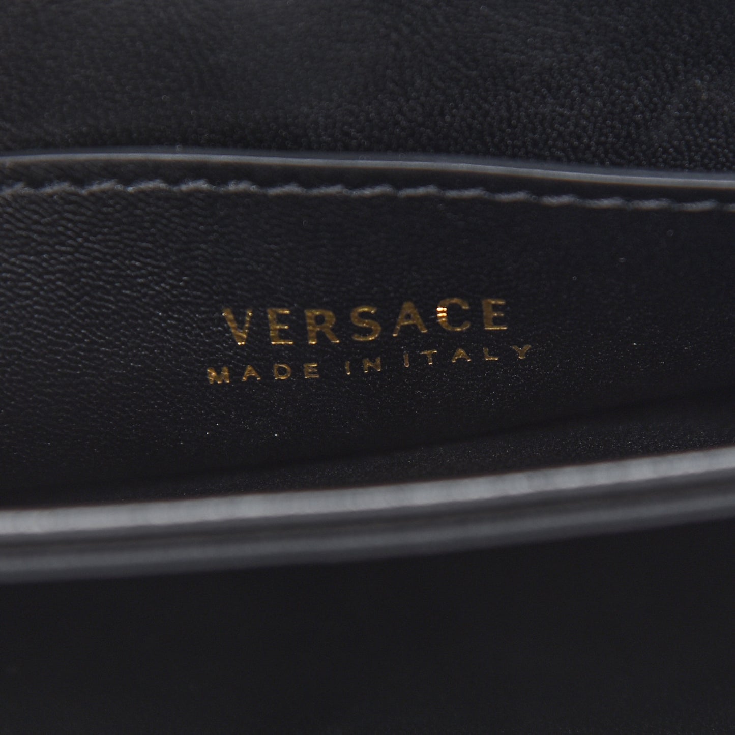 Suede Studded Virtus Chain Clutch Black