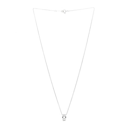 Tiffany Sterling Silver Atlas Open Pendant Necklace 3 of 6