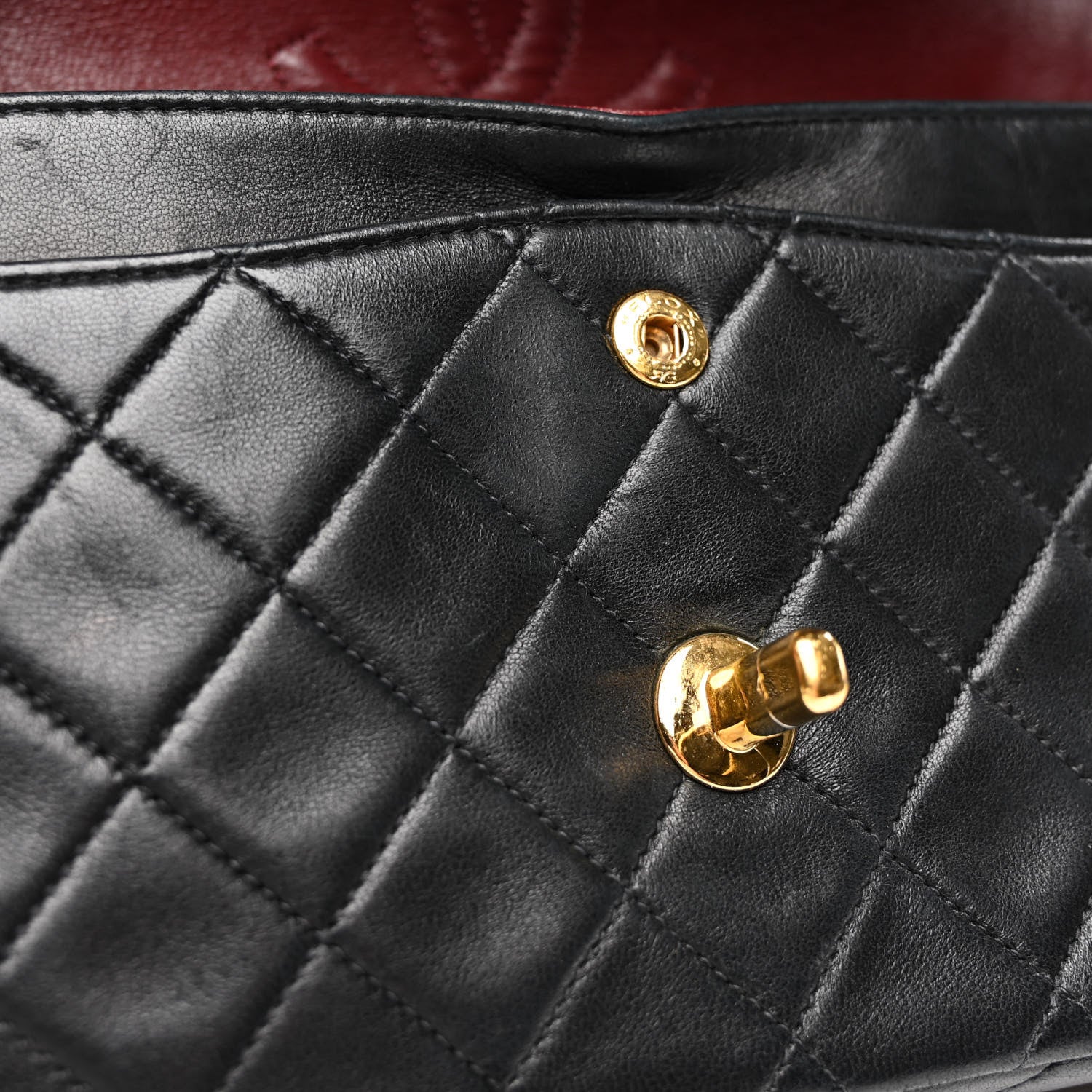 Chanel Lambskin Quilted Small Double Flap Black 13 of 13
