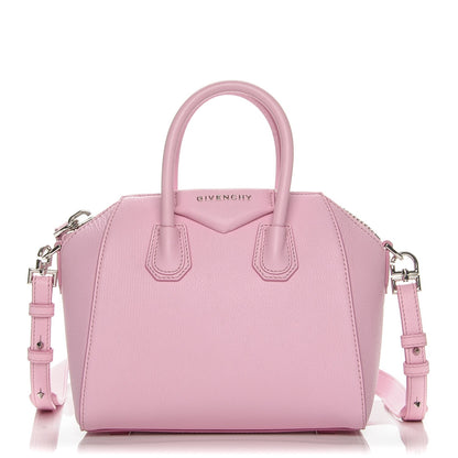 Givenchy Sugar Goatskin Mini Antigona Bright Pink 1 of 7