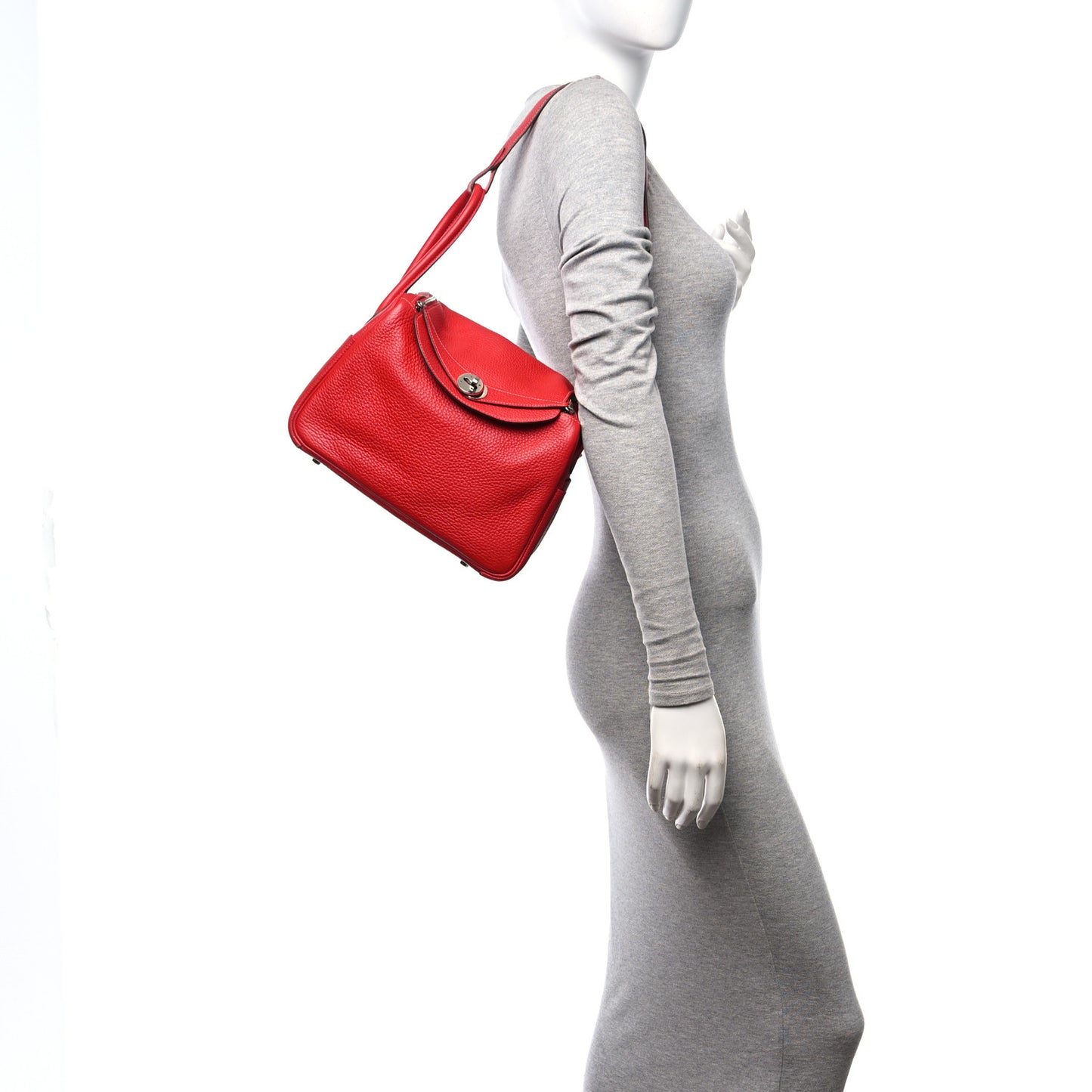 Taurillon Clemence Verso Lindy 26 Rouge Casaque Bougainvillea