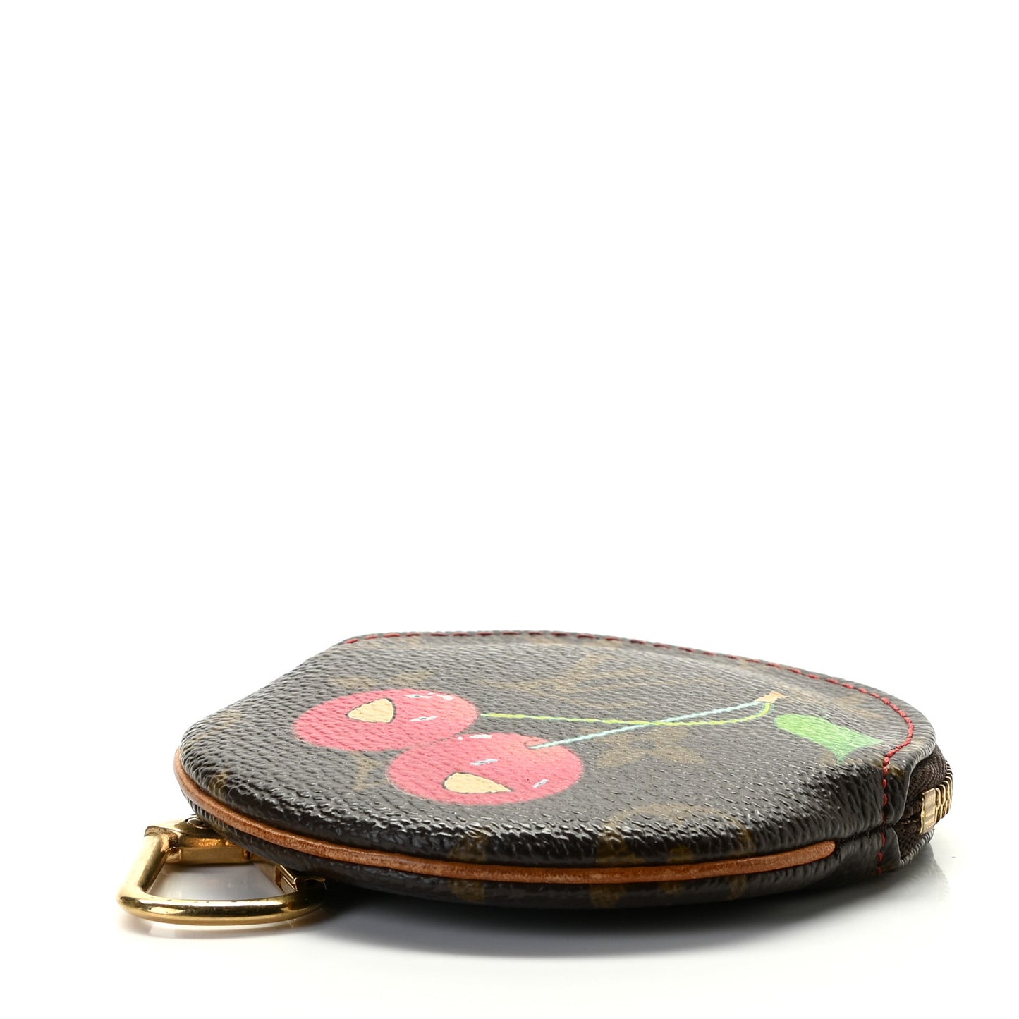 Monogram Cerises Round Coin Purse