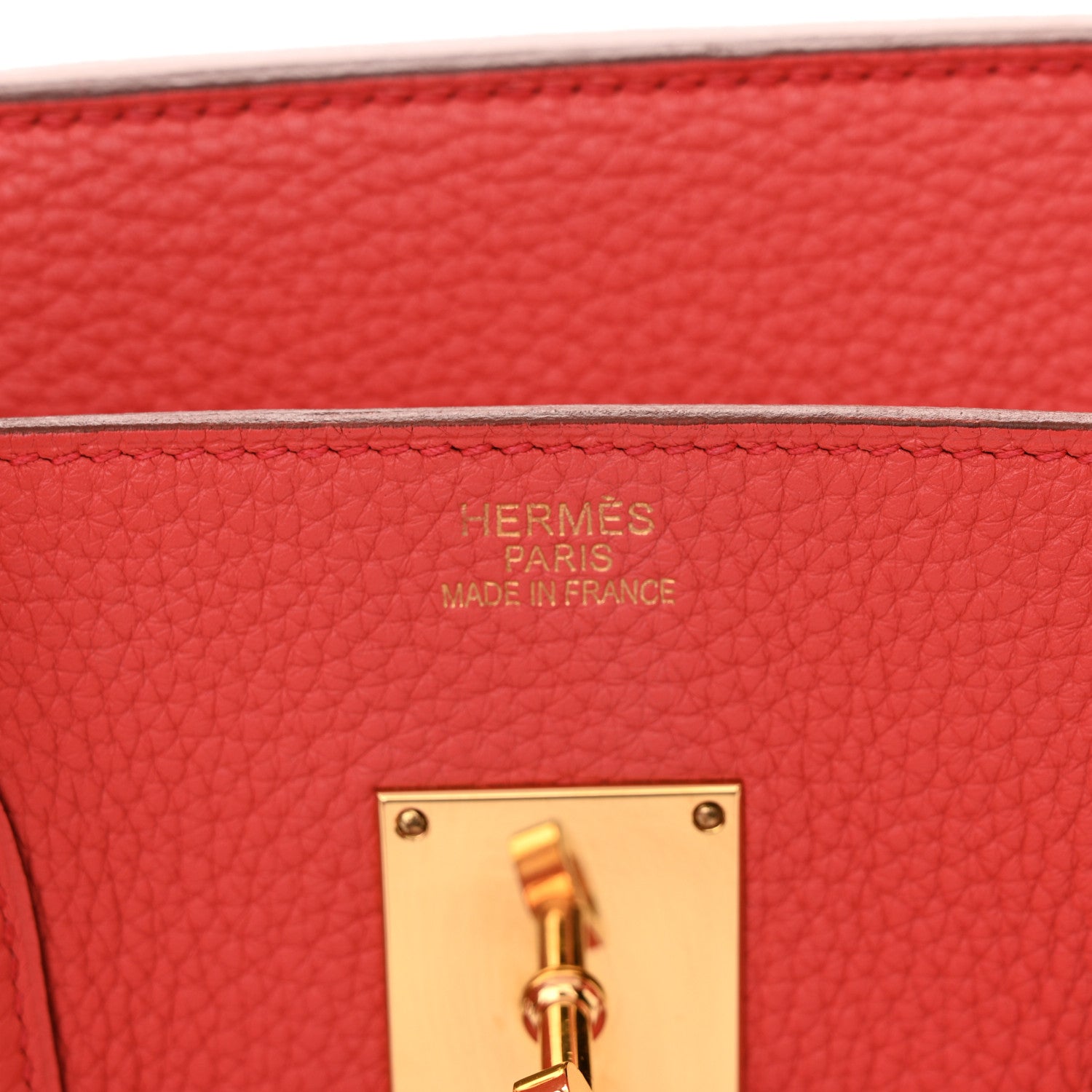 Hermes Taurillon Clemence JPG Shoulder Birkin II 42 Bougainvillea 9 of 10