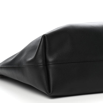 Saint Laurent Calfskin Large Shopping Tote Black 9 of 10