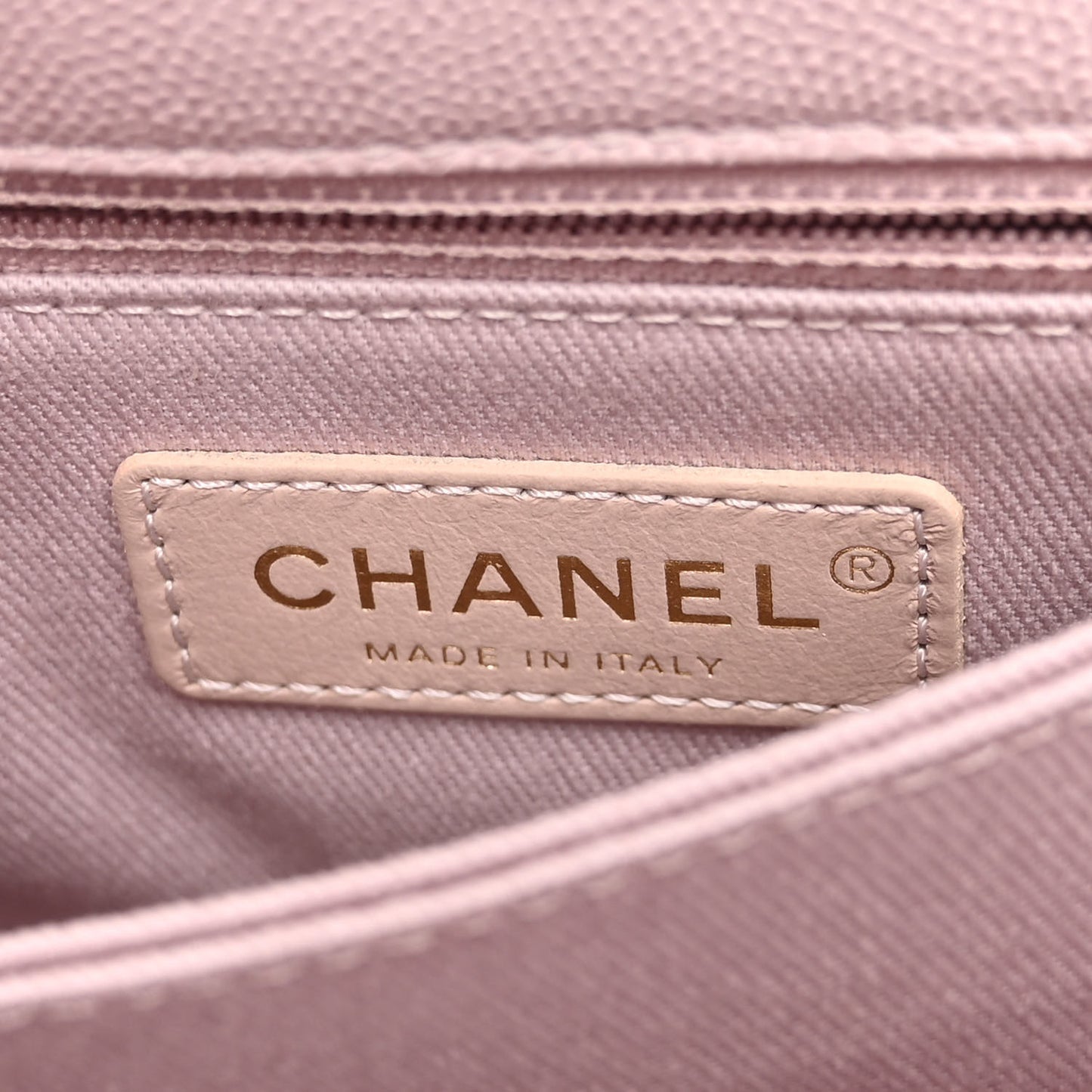 Caviar Quilted Mini Coco Handle Flap Lilas Lilac