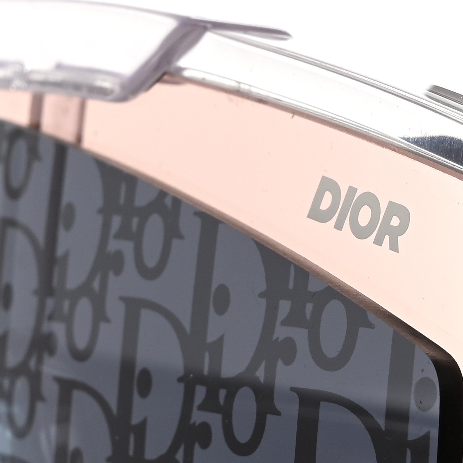 Christian Dior Acetate Diorxtrem MU Oblique Mask Sunglasses Crystal 8 of 9