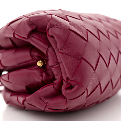 Bottega Veneta Nappa Intrecciato The Mini Pouch Amaranto 9 of 11