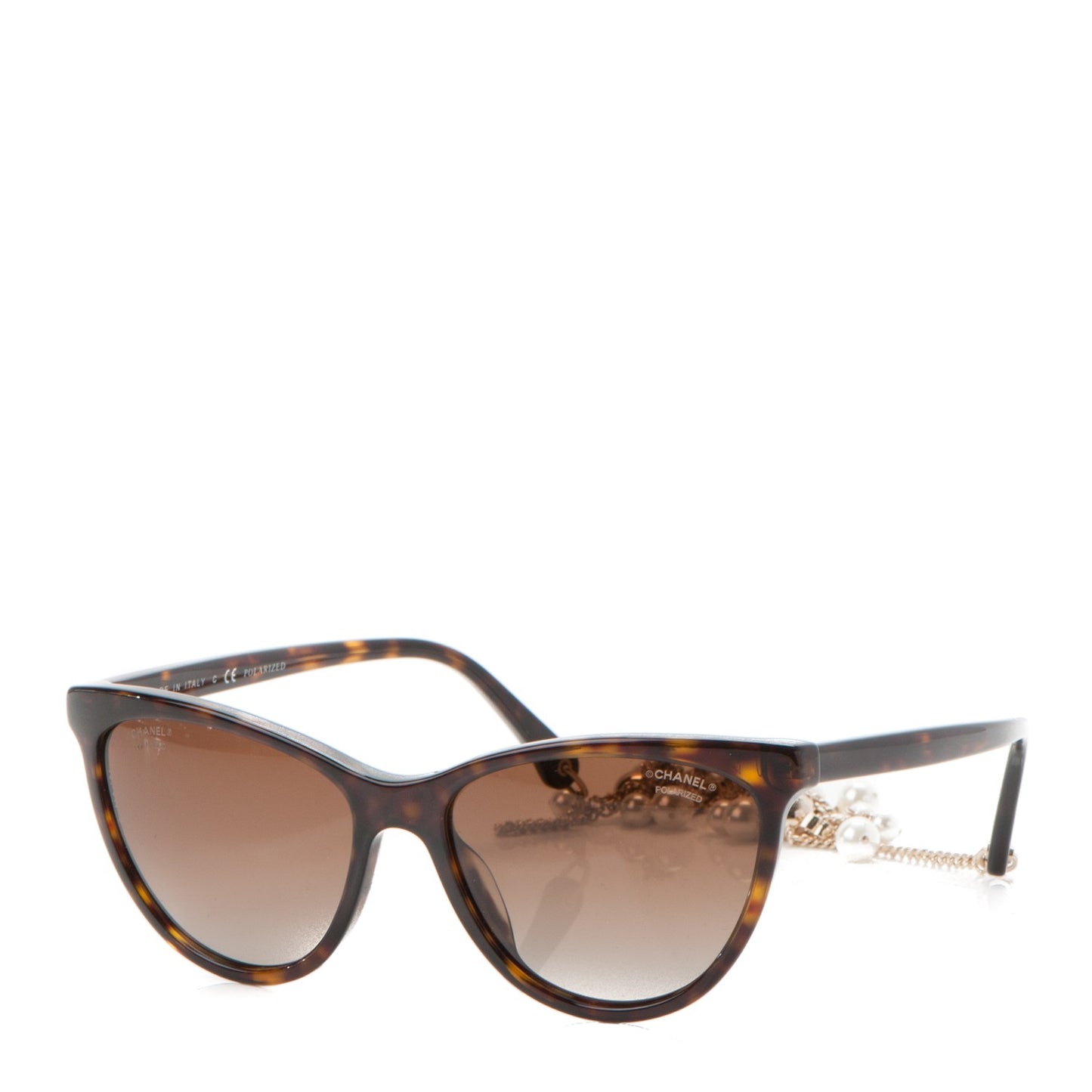 Acetate Polarized Fantasy Pearl Cat Eye Sunglasses 5341-H-A Tortoise