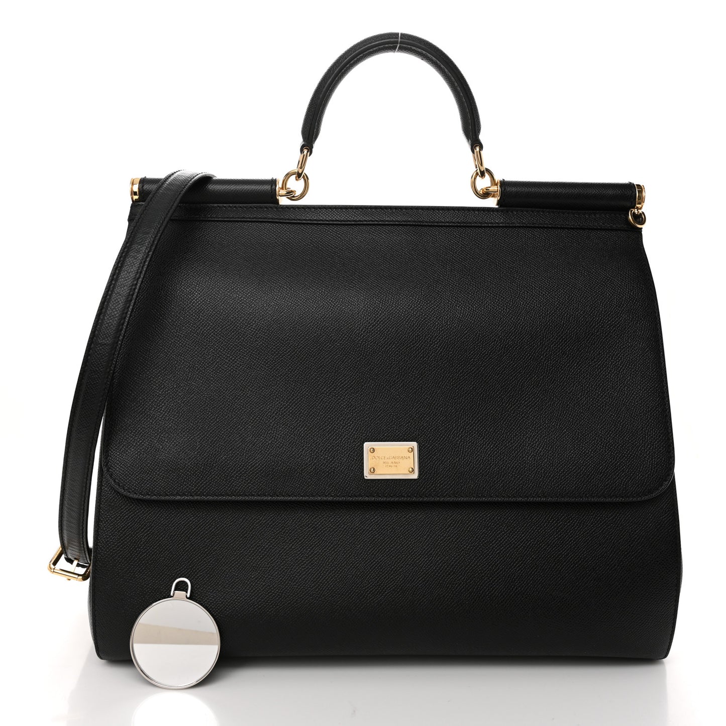 Dauphine Extra Large Miss Sicily Satchel Black