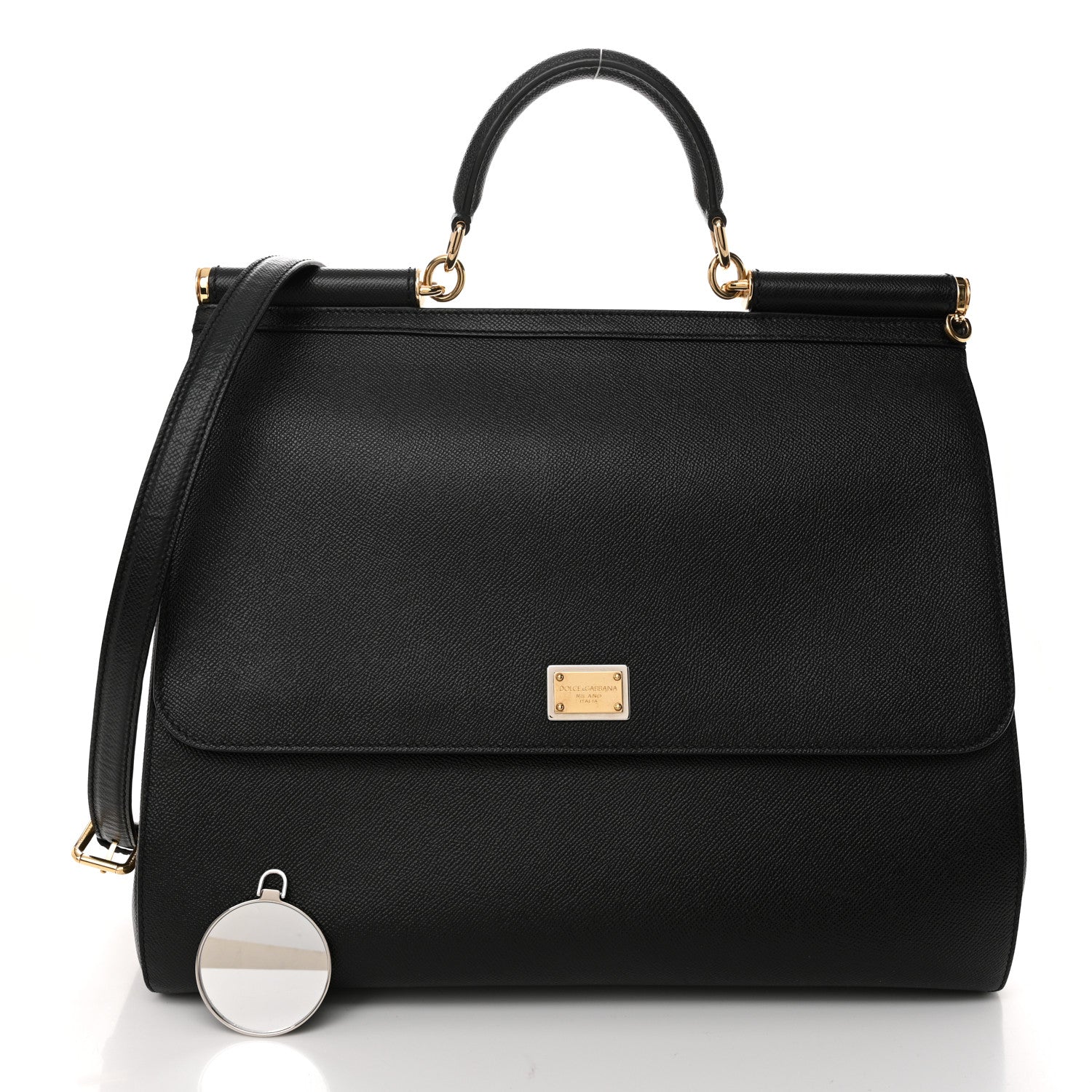 Dolce & Gabbana Dauphine Extra Large Miss Sicily Satchel Black 3 of 10